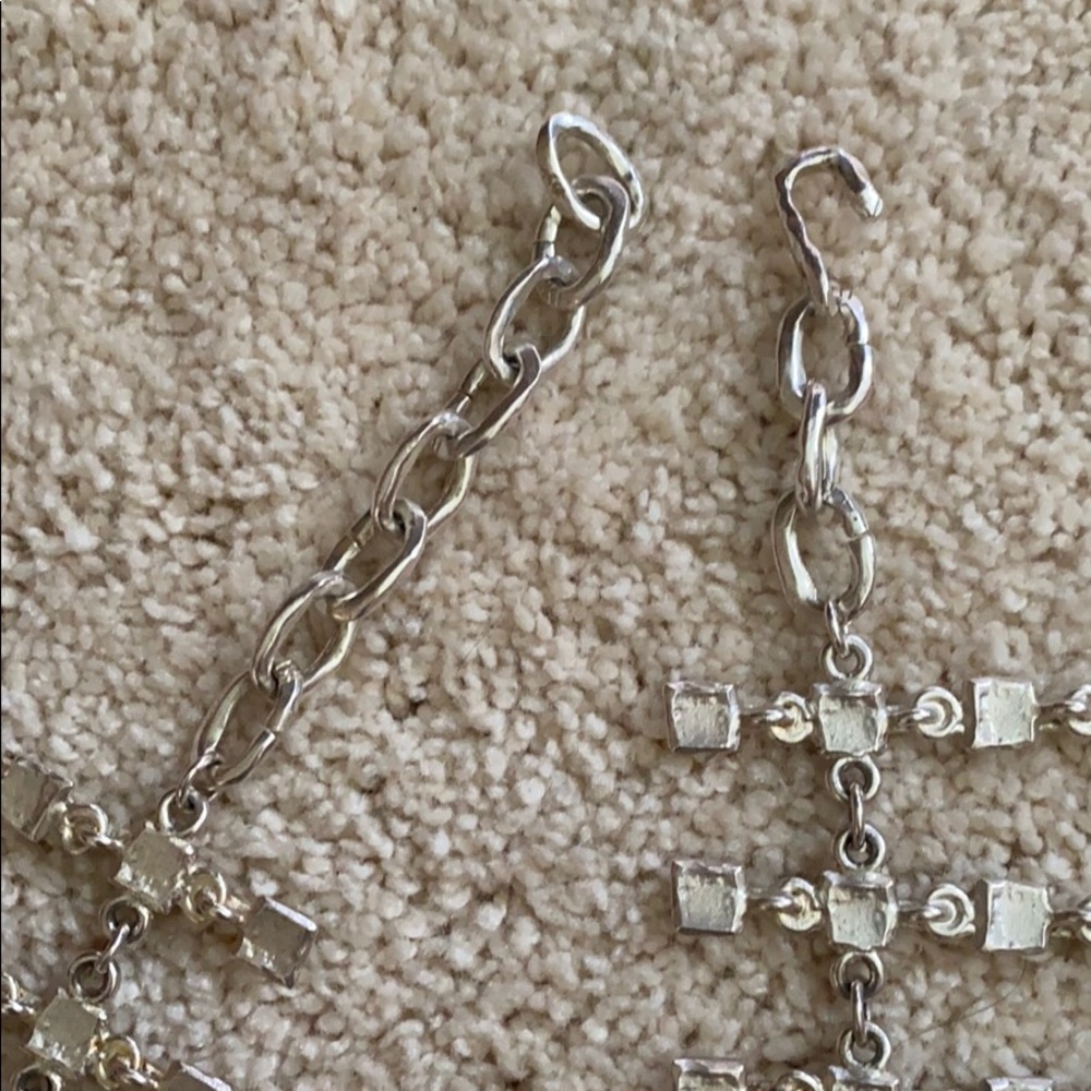Silver statement necklace - Picture 6 of 6